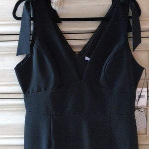 Hi low gorgeous black evening dress